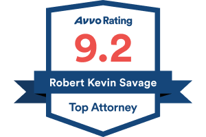 Avvo Rating 9.2 / Robert Kevin Savage / Top Attorney - Badge